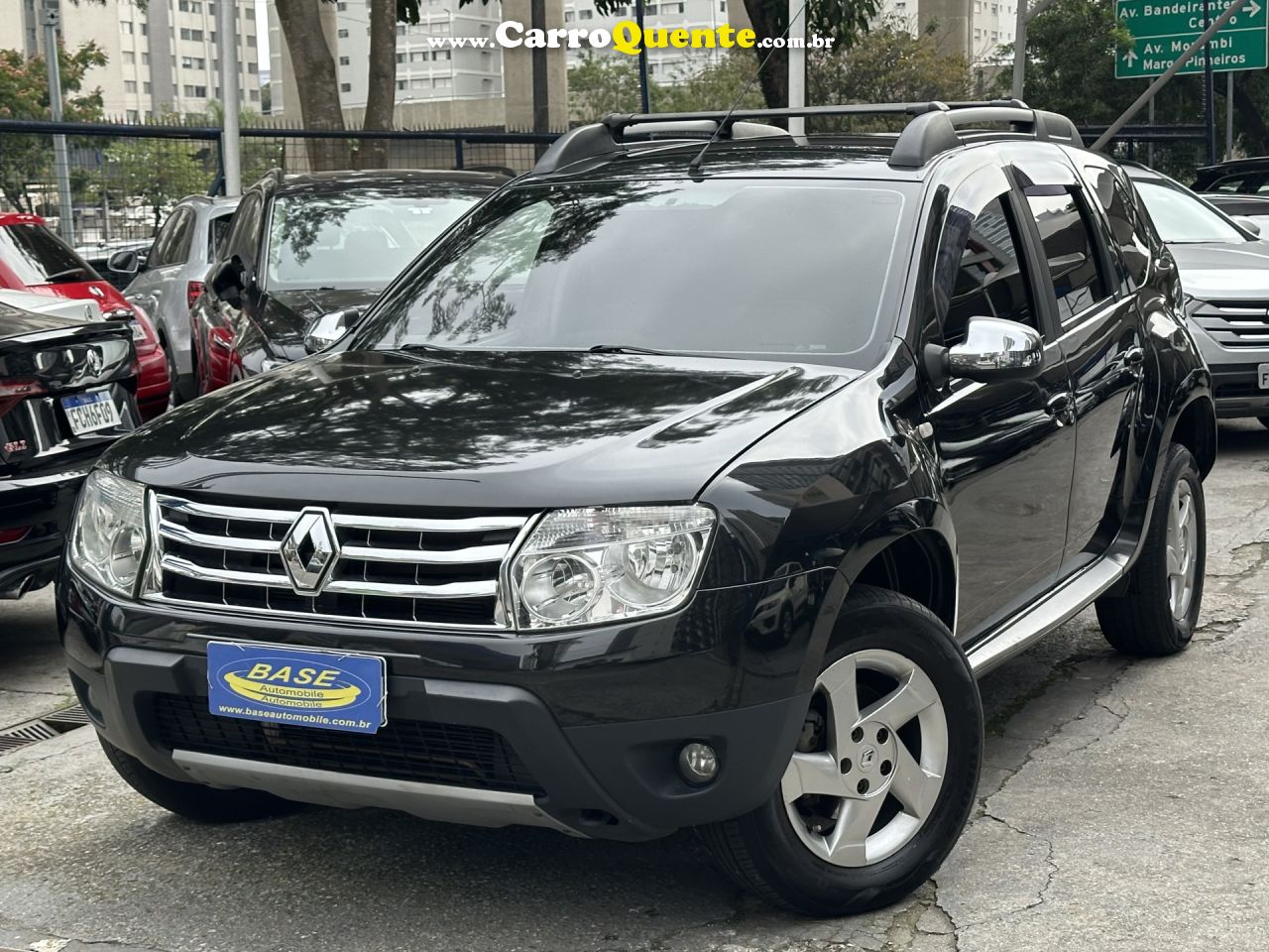 RENAULT   DUSTER DYNAMIQUE 2.0 FLEX 16V AUT.   PRETO 2014 2.0 FLEX - Loja