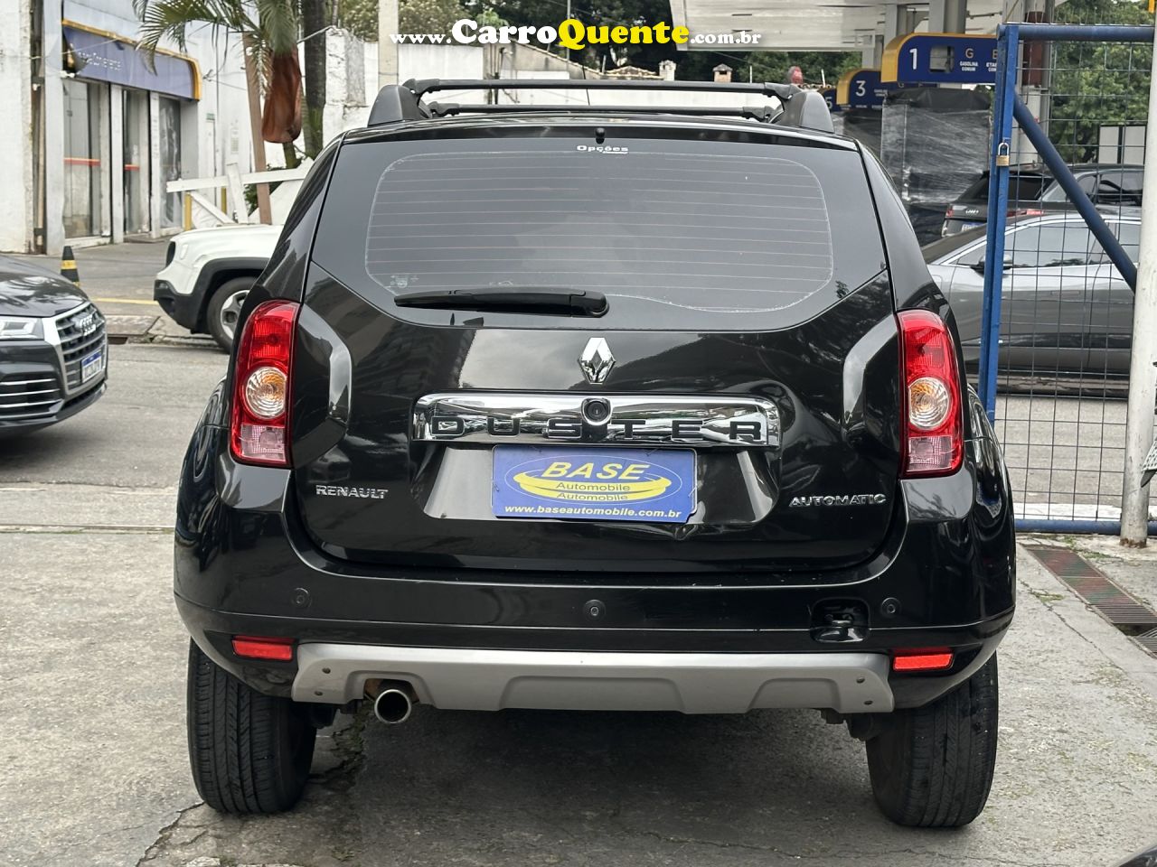 RENAULT   DUSTER DYNAMIQUE 2.0 FLEX 16V AUT.   PRETO 2014 2.0 FLEX - Loja