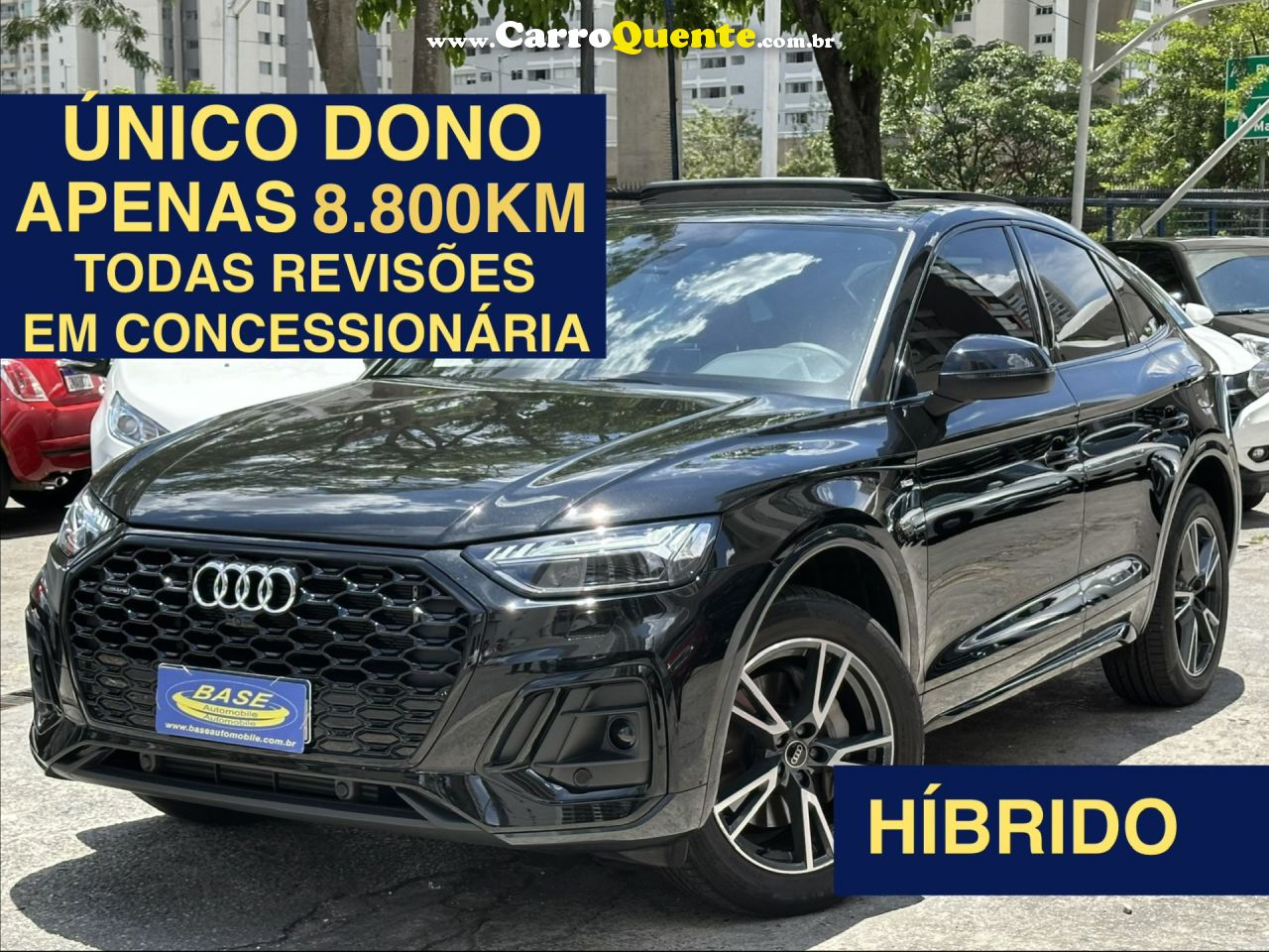 AUDI   Q5 SB P BLACK. 2.0 TFSIE S.TR. QT (HIB.)   PRETO 2024 2.0 GASOLINA E ELÉTRICO - Loja