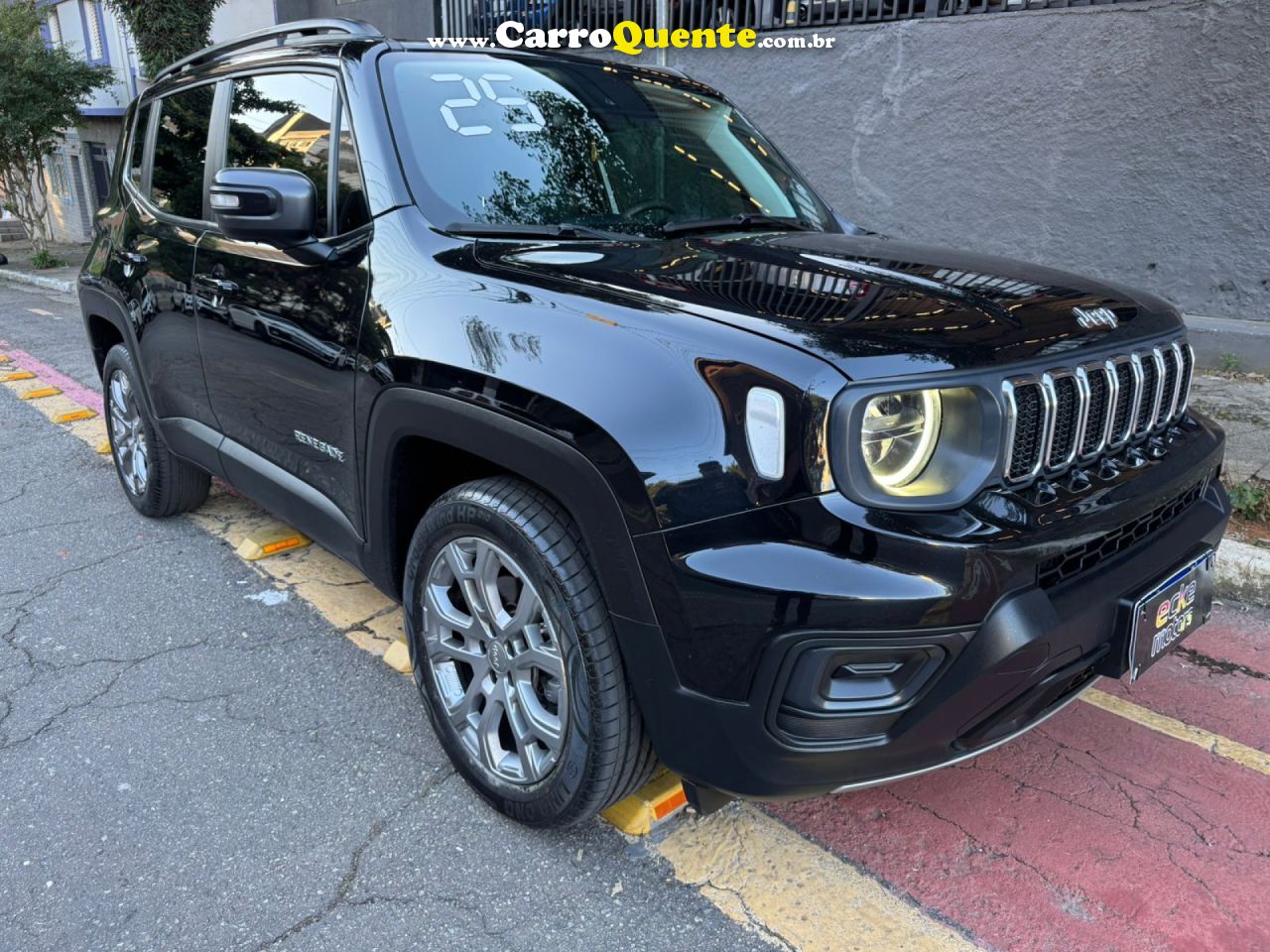 JEEP   RENEGADE LONG. T270 1.3 TB 4X2 FLEX AUT.   PRETO 2025 1.3 FLEX - Loja