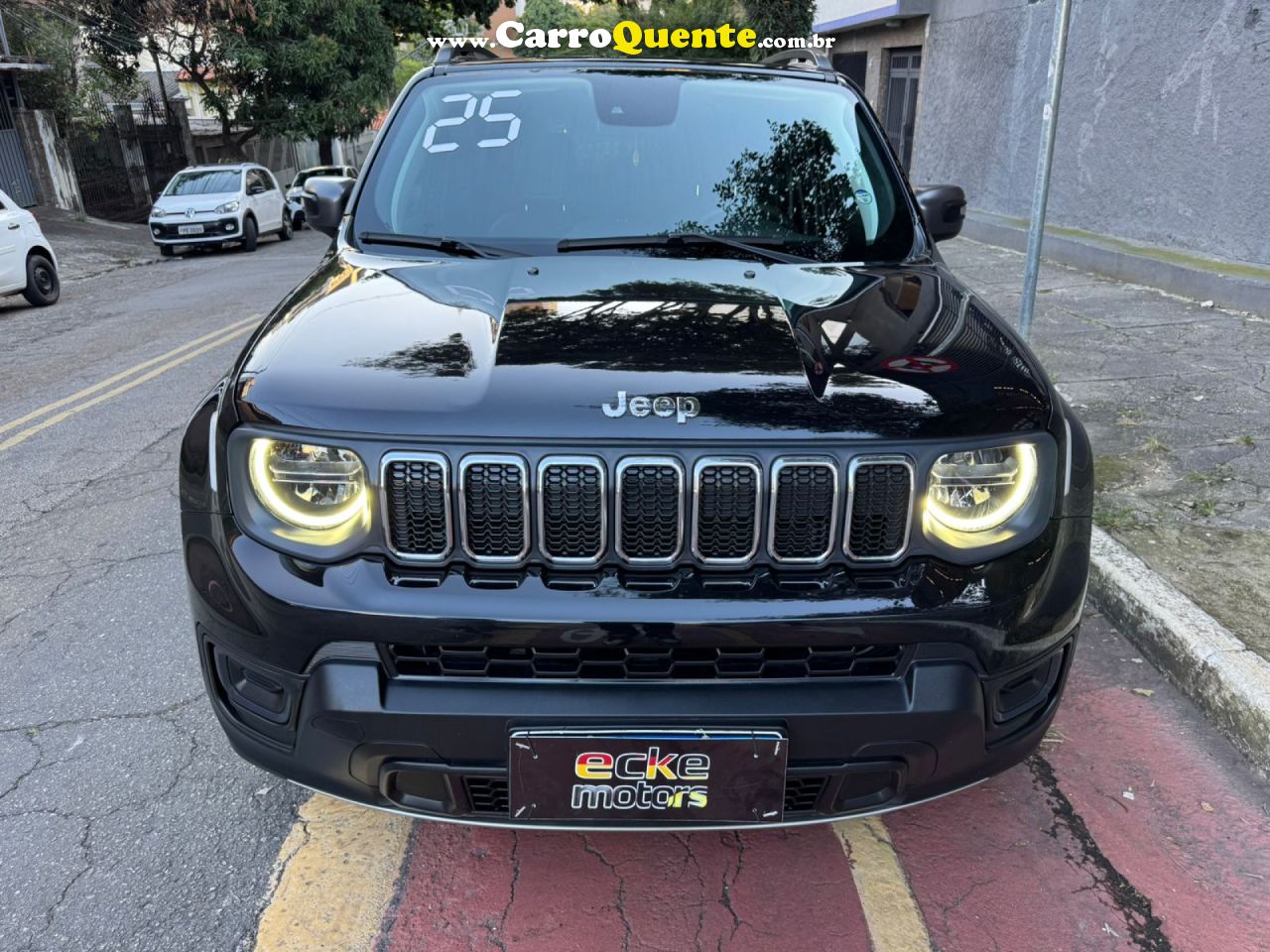 JEEP   RENEGADE LONG. T270 1.3 TB 4X2 FLEX AUT.   PRETO 2025 1.3 FLEX - Loja