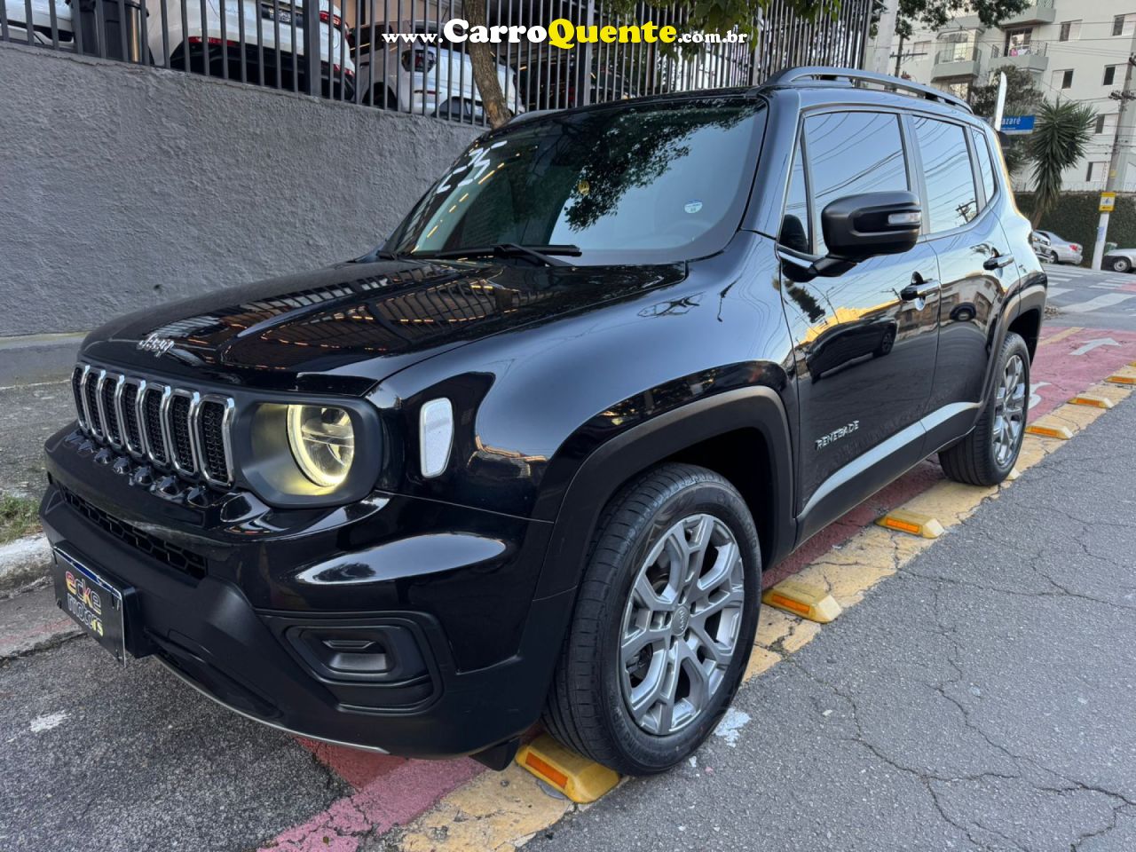 JEEP   RENEGADE LONG. T270 1.3 TB 4X2 FLEX AUT.   PRETO 2025 1.3 FLEX - Loja