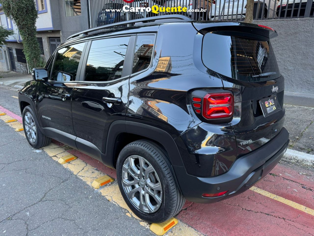 JEEP   RENEGADE LONG. T270 1.3 TB 4X2 FLEX AUT.   PRETO 2025 1.3 FLEX - Loja