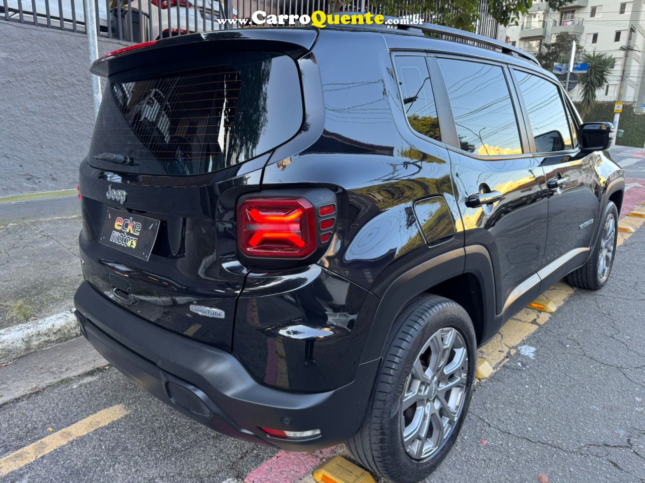 JEEP   RENEGADE LONG. T270 1.3 TB 4X2 FLEX AUT.   PRETO 2025 1.3 FLEX - Loja