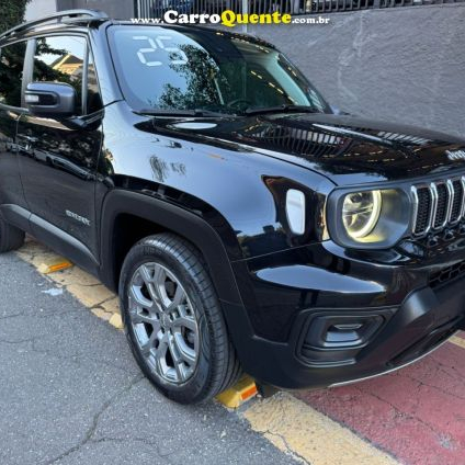 JEEP   RENEGADE LONG. T270 1.3 TB 4X2 FLEX AUT.   PRETO 2025 1.3 FLEX