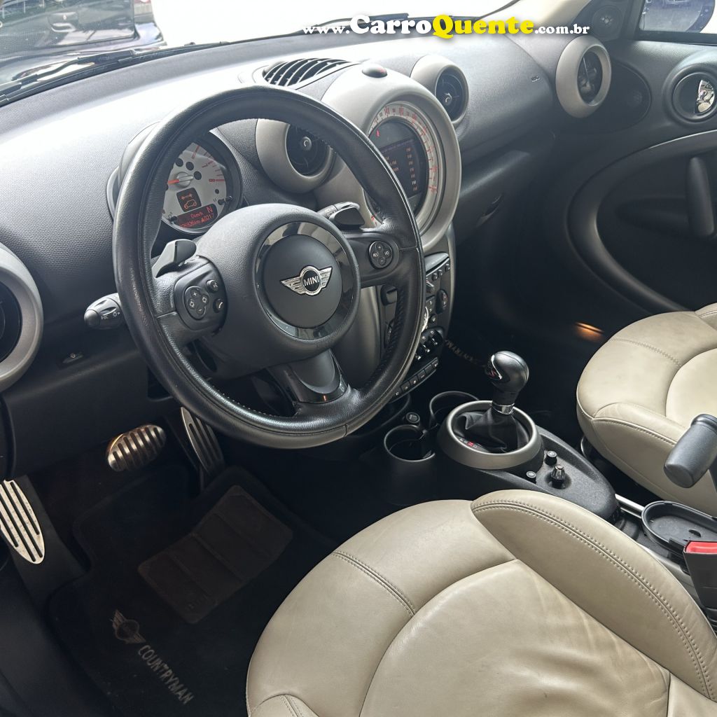 MINI   COOPER COUNTRYMAN S ALL4 1.6 AUT.   AZUL 2011 1.6 GASOLINA - Loja