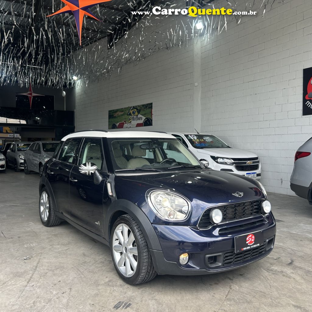 MINI   COOPER COUNTRYMAN S ALL4 1.6 AUT.   AZUL 2011 1.6 GASOLINA - Loja