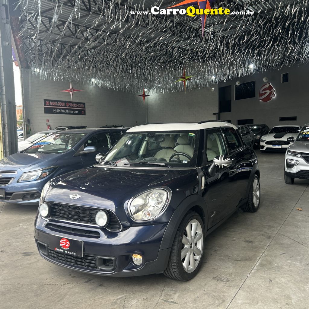 MINI   COOPER COUNTRYMAN S ALL4 1.6 AUT.   AZUL 2011 1.6 GASOLINA - Loja