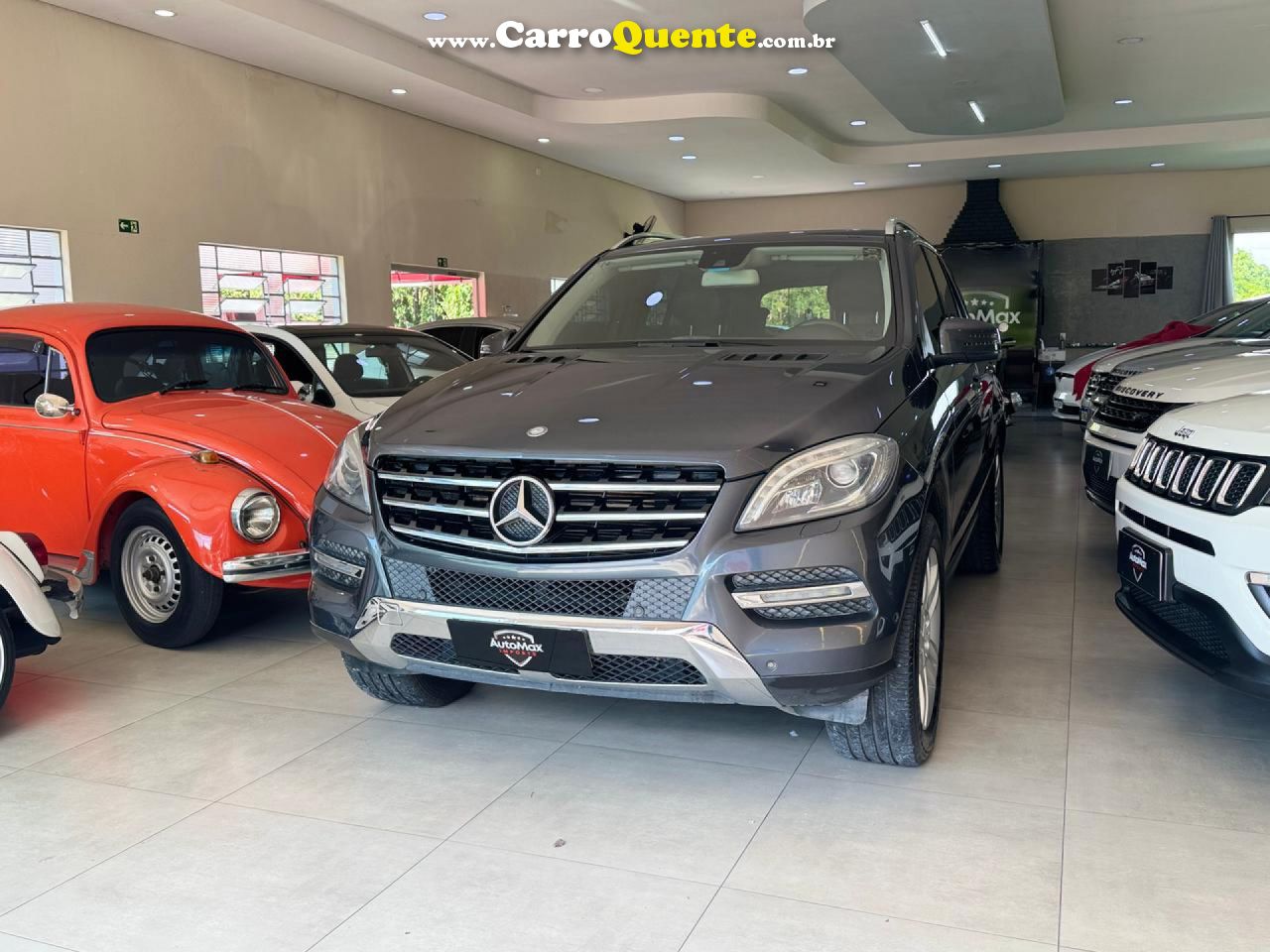 MERCEDES-BENZ   ML-350 SPORT CGI 3.5 V6 306CV 4X4 AUT.   CINZA 2013 3.5 GASOLINA - Loja