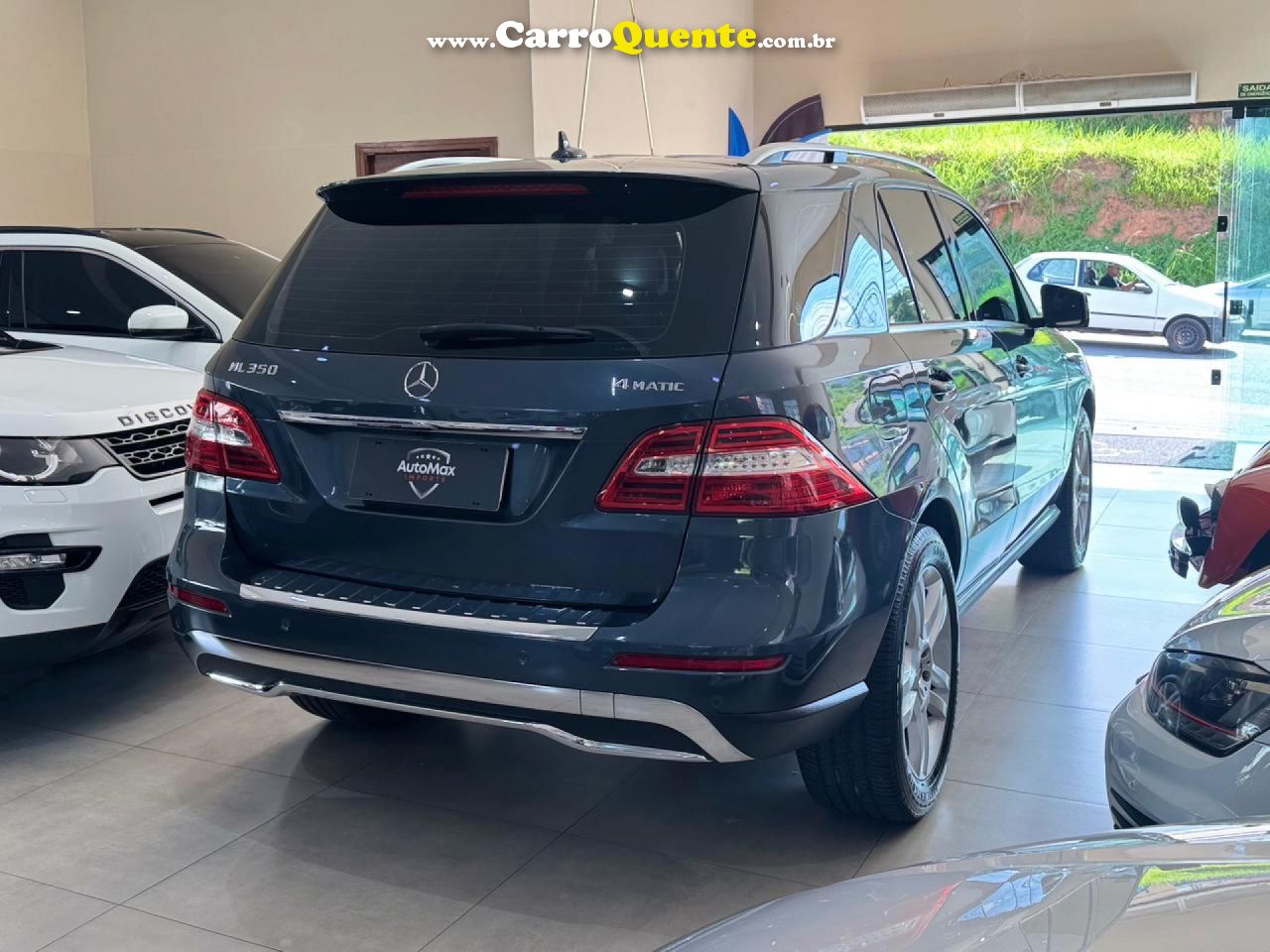 MERCEDES-BENZ   ML-350 SPORT CGI 3.5 V6 306CV 4X4 AUT.   CINZA 2013 3.5 GASOLINA - Loja