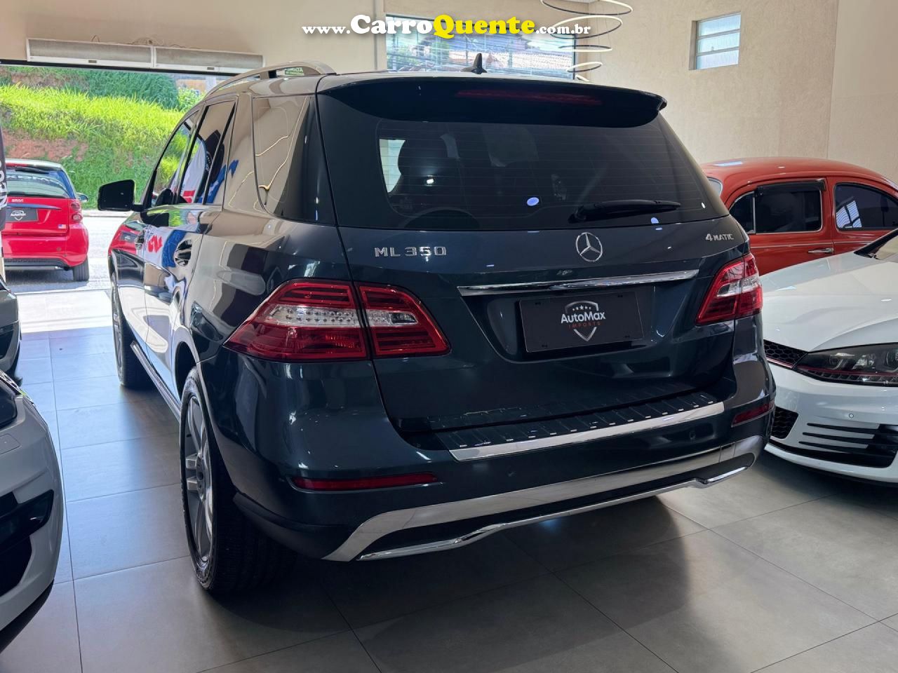 MERCEDES-BENZ   ML-350 SPORT CGI 3.5 V6 306CV 4X4 AUT.   CINZA 2013 3.5 GASOLINA - Loja