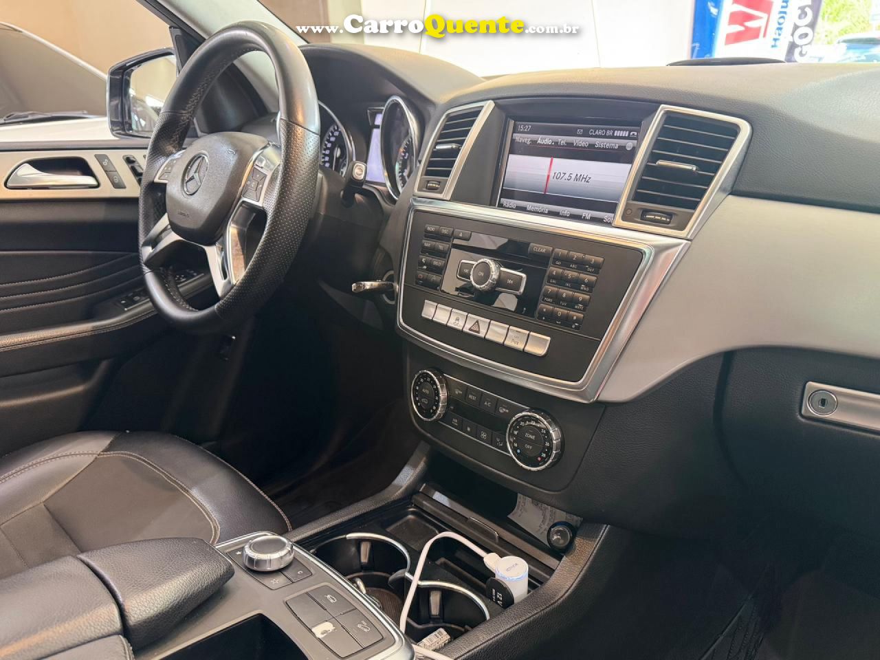 MERCEDES-BENZ   ML-350 SPORT CGI 3.5 V6 306CV 4X4 AUT.   CINZA 2013 3.5 GASOLINA - Loja