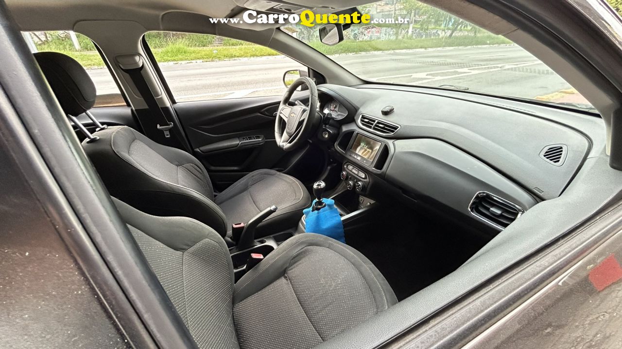 CHEVROLET   ONIX HATCH LTZ 1.4 8V FLEXPOWER 5P MEC.   CINZA 2014 1.4 FLEX - Loja