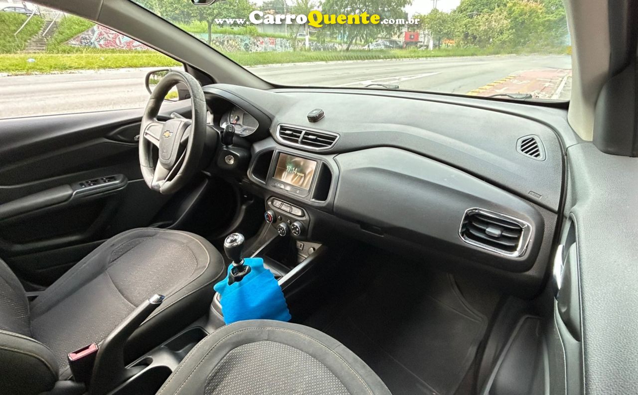 CHEVROLET   ONIX HATCH LTZ 1.4 8V FLEXPOWER 5P MEC.   CINZA 2014 1.4 FLEX - Loja