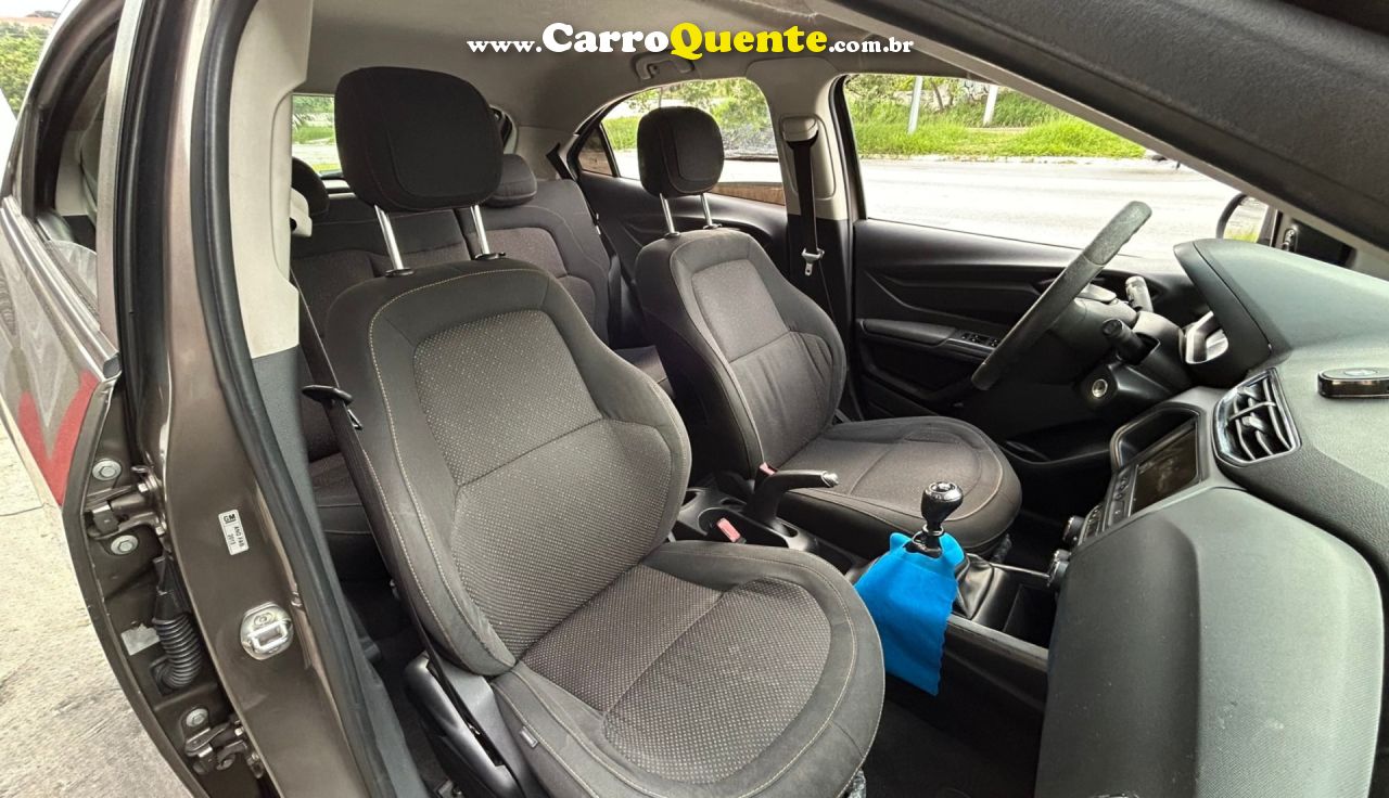 CHEVROLET   ONIX HATCH LTZ 1.4 8V FLEXPOWER 5P MEC.   CINZA 2014 1.4 FLEX - Loja