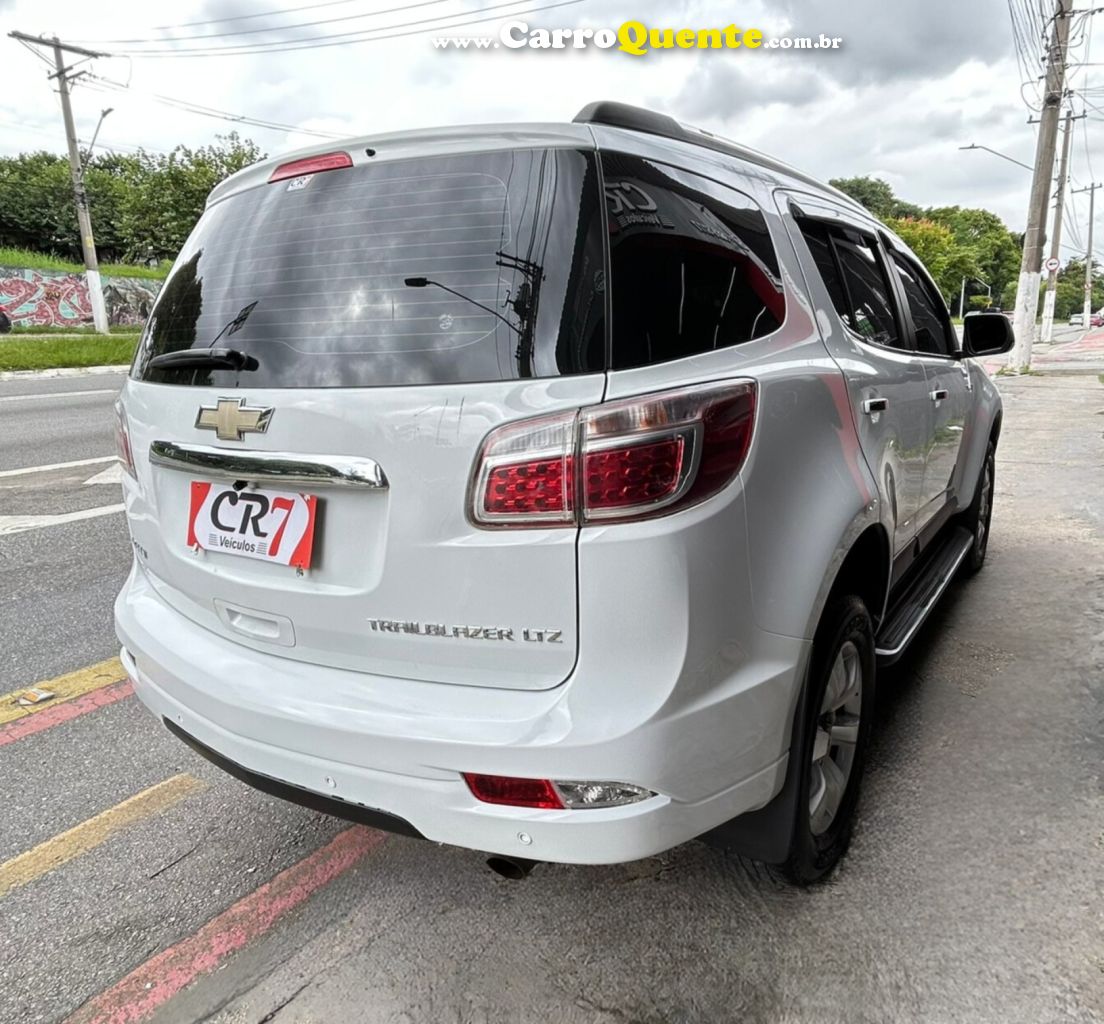 CHEVROLET   TRAILBLAZER LTZ 3.6 V6  AUT.   BRANCO 2013 3.6 GASOLINA - Loja