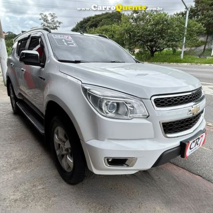 CHEVROLET   TRAILBLAZER LTZ 3.6 V6  AUT.   BRANCO 2013 3.6 GASOLINA