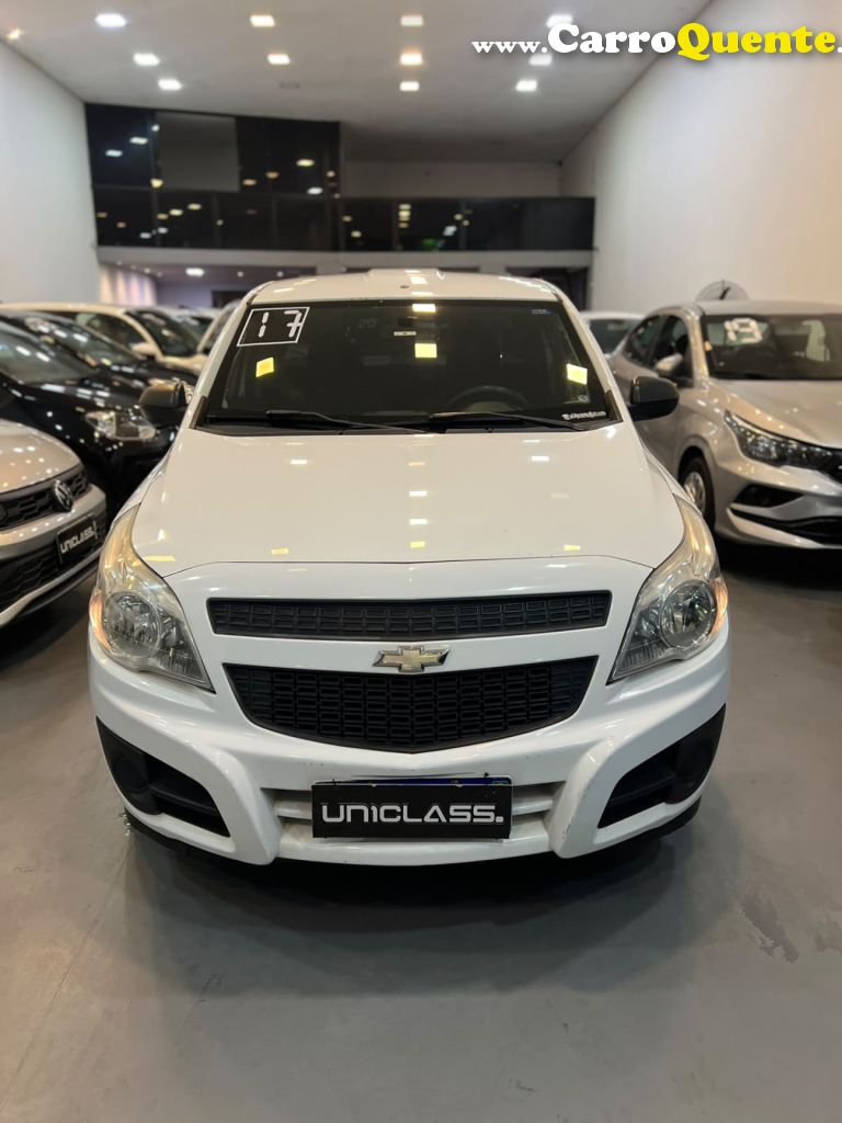 CHEVROLET   MONTANA LS 1.4 ECONOFLEX 8V 2P   BRANCO 2017 1.4 FLEX - Loja