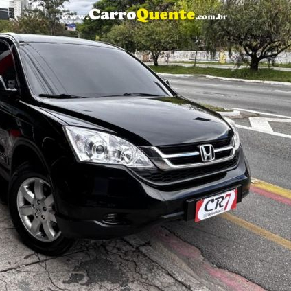 HONDA   CR-V LX 2.0 16V 2WD2.0 FLEXONE AUT.   PRETO 2010 2.0 GASOLINA