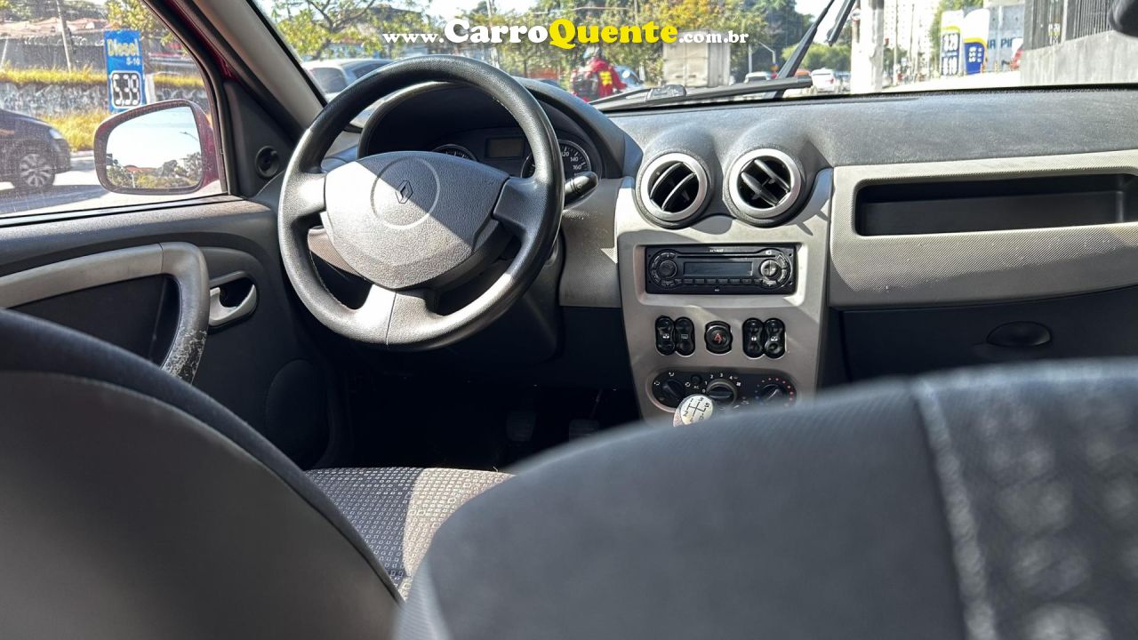 RENAULT   SANDERO EXPRESSION HI-FLEX 1.0 16V 5P   VERMELHO 2011 1.0 FLEX - Loja