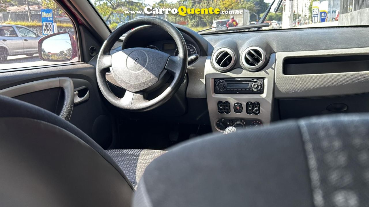 RENAULT   SANDERO EXPRESSION HI-FLEX 1.0 16V 5P   VERMELHO 2011 1.0 FLEX - Loja