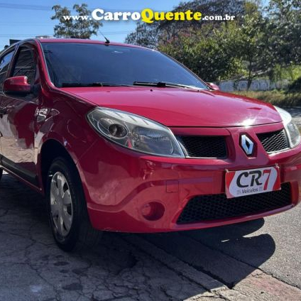 RENAULT   SANDERO EXPRESSION HI-FLEX 1.0 16V 5P   VERMELHO 2011 1.0 FLEX