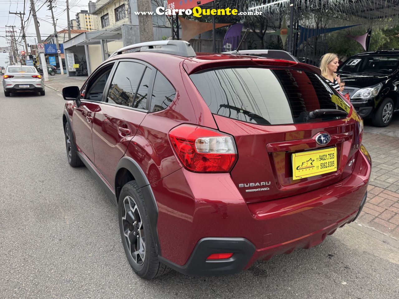 SUBARU   IMPREZA SD 2.02.0I-S AWD AUT.   VERMELHO 2016 2.0 GASOLINA - Loja