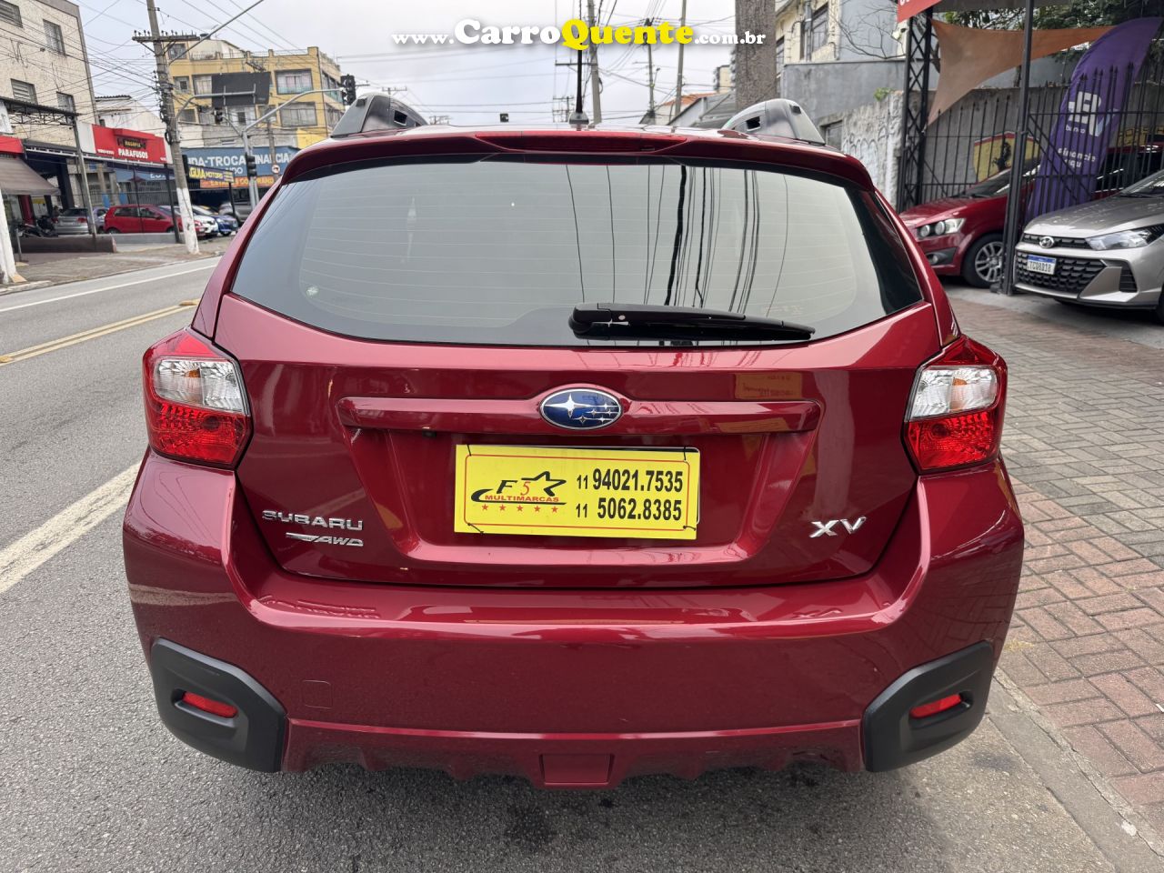SUBARU   IMPREZA SD 2.02.0I-S AWD AUT.   VERMELHO 2016 2.0 GASOLINA - Loja