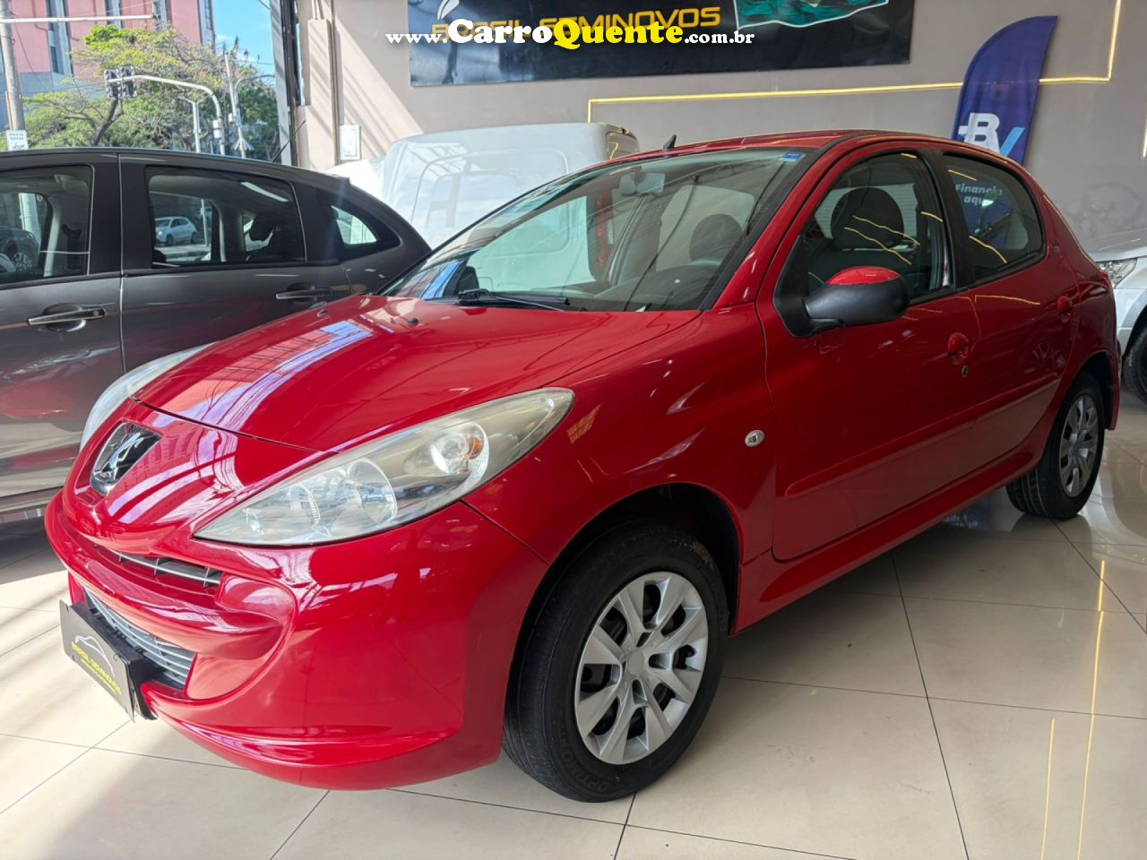 PEUGEOT   207 XR 1.4 FLEX 8V 5P   VERMELHO 2013 1.4 FLEX - Loja