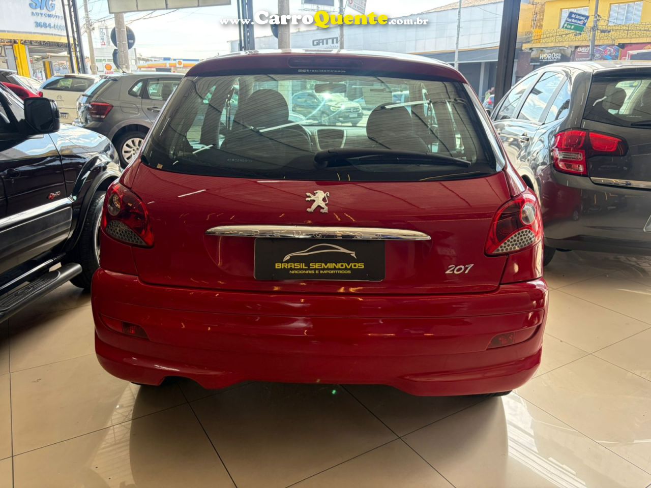 PEUGEOT   207 XR 1.4 FLEX 8V 5P   VERMELHO 2013 1.4 FLEX - Loja