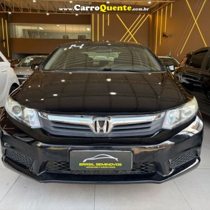 HONDA   CIVIC SEDAN LXS 1.81.8 FLEX 16V AUT. 4P   PRETO 2014 1.8 FLEX