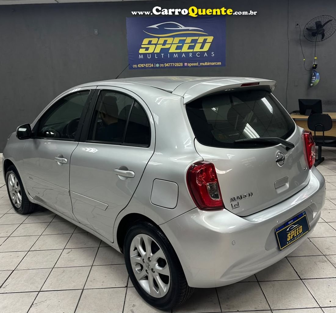 NISSAN   MARCH SV 1.0 12V FLEX 5P   PRATA 2019 1.0 FLEX - Loja