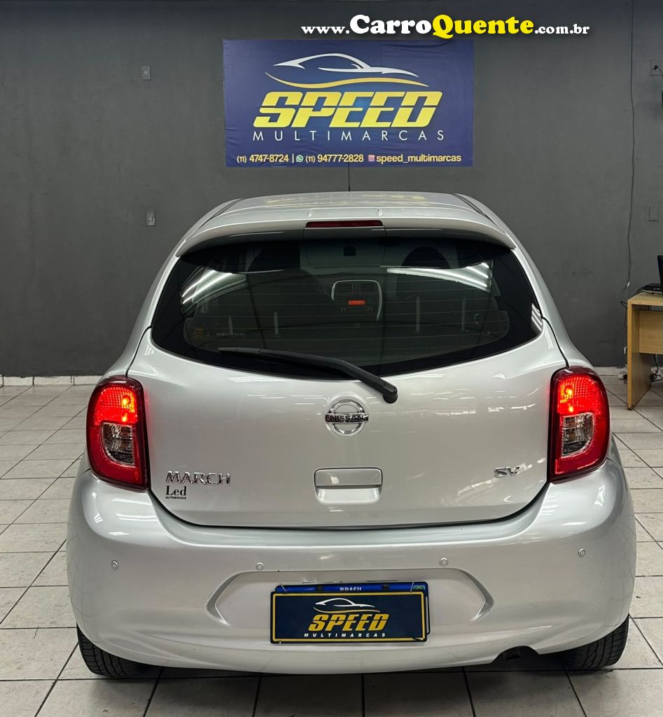 NISSAN   MARCH SV 1.0 12V FLEX 5P   PRATA 2019 1.0 FLEX - Loja