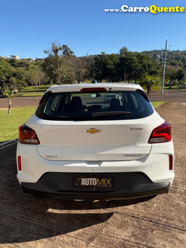 CHEVROLET   ONIX HATCH PREM. 1.0 12V TB FLEX 5P AUT.   BRANCO 2025 1.0 FLEX - Loja