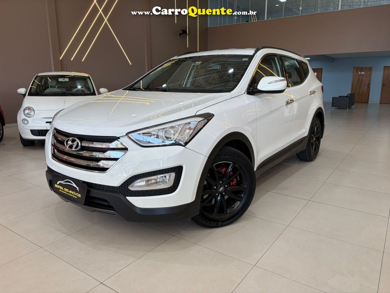 HYUNDAI   SANTA FE 3.3 MPFI 4X4 V6   BRANCO 2014 3.3 GASOLINA - Loja