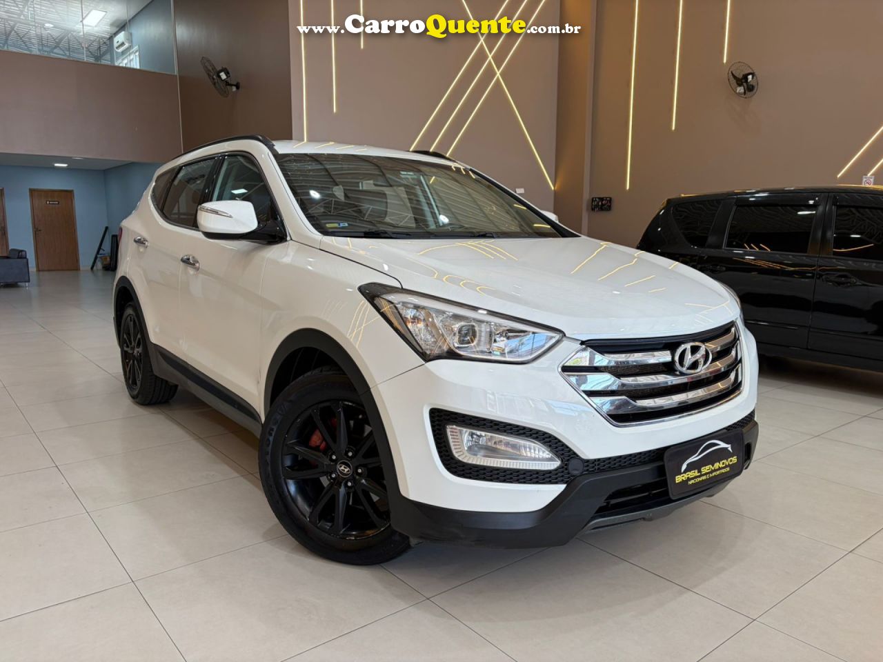 HYUNDAI   SANTA FE 3.3 MPFI 4X4 V6   BRANCO 2014 3.3 GASOLINA - Loja