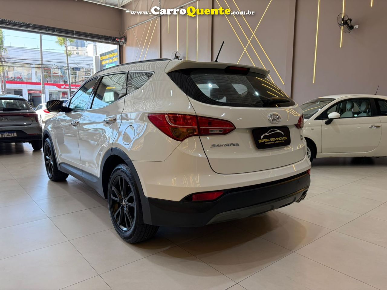 HYUNDAI   SANTA FE 3.3 MPFI 4X4 V6   BRANCO 2014 3.3 GASOLINA - Loja