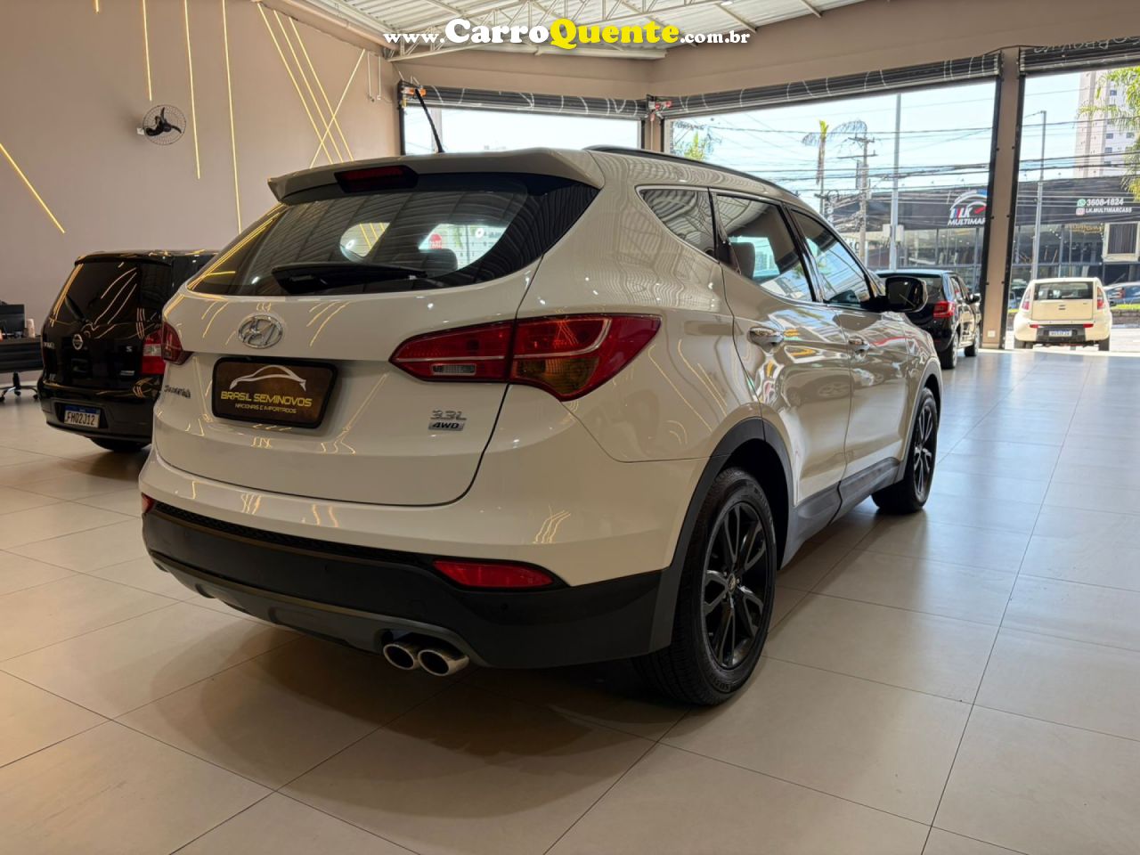 HYUNDAI   SANTA FE 3.3 MPFI 4X4 V6   BRANCO 2014 3.3 GASOLINA - Loja