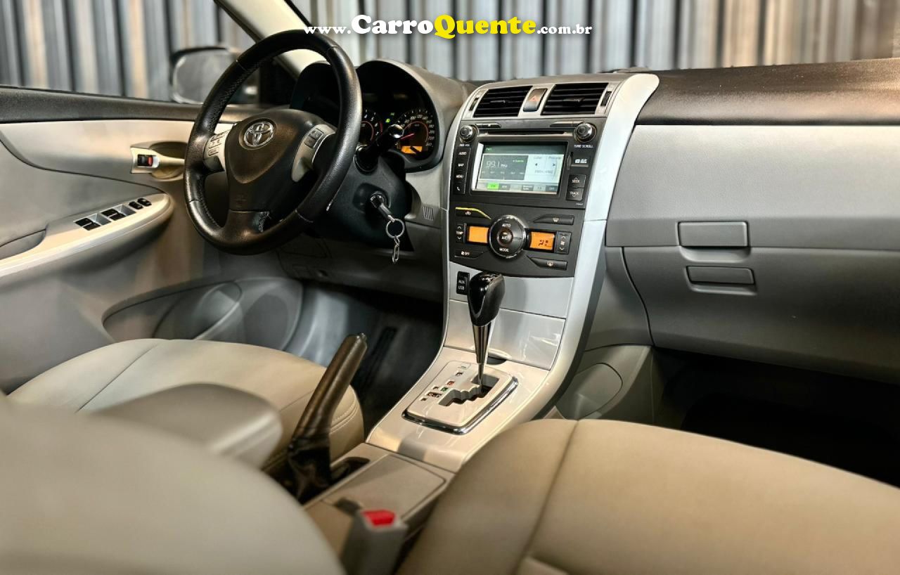 TOYOTA   COROLLA XEI 2.0 FLEX 16V AUT.   VERDE 2014 2.0 FLEX - Loja