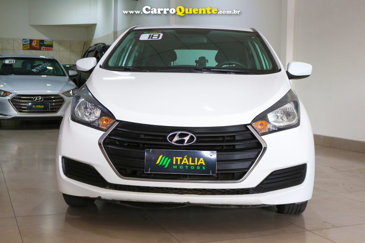 HYUNDAI   HB20 1.0   BRANCO 2018 1.0 FLEX - Loja