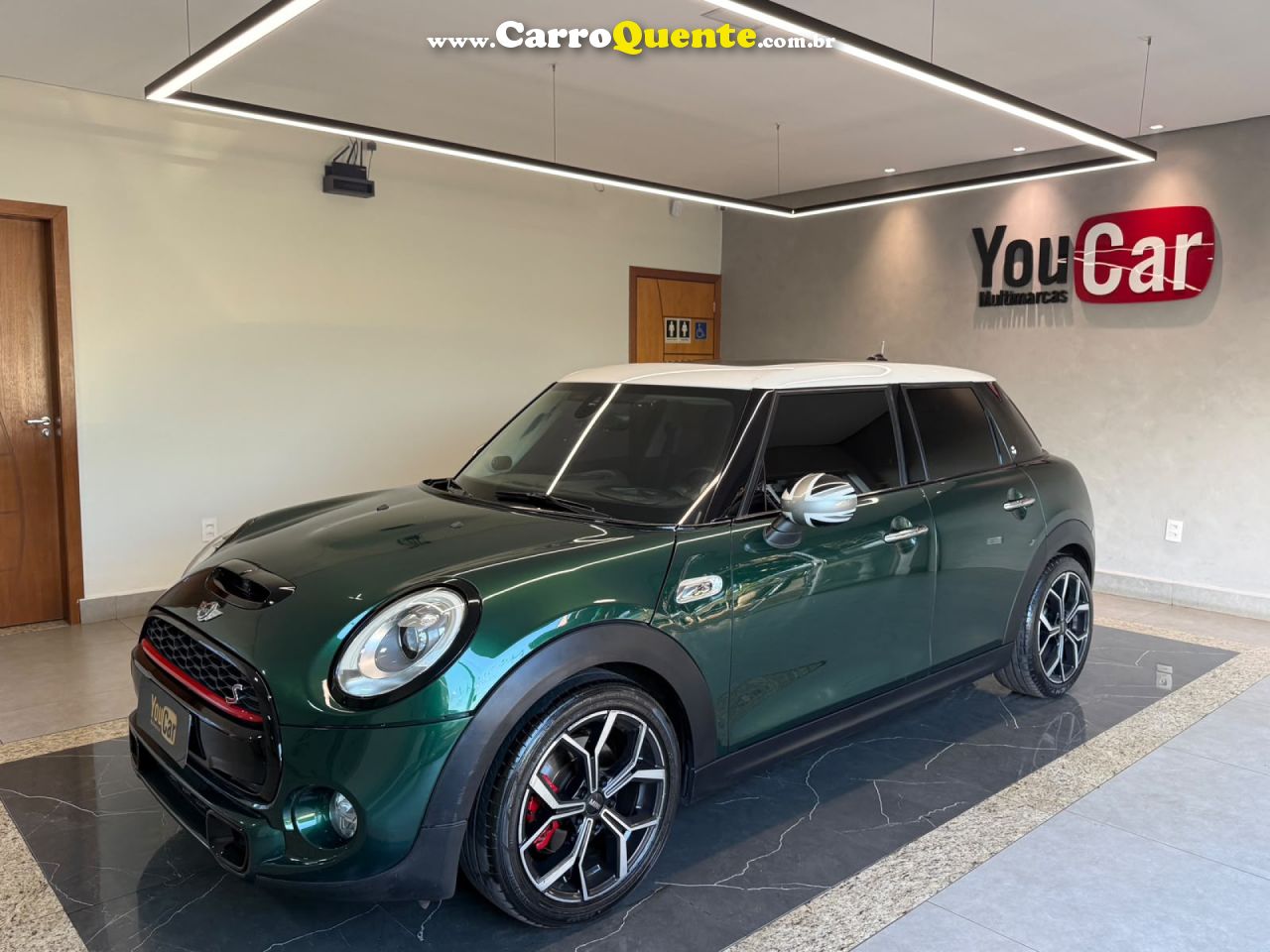 MINI   COOPER S 2.0 TURBO 16V 5P AUT.   VERDE 2016 2.0 GASOLINA - Loja