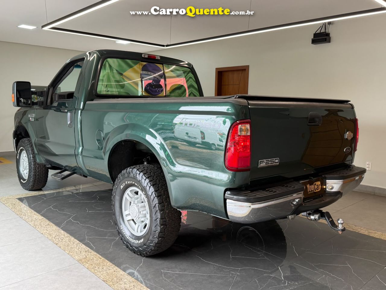 FORD   F-250 XLT 3.9 4X2 DIESEL TB   VERDE 2008 3.9 DIESEL - Loja
