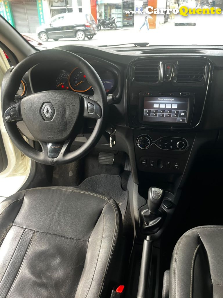 RENAULT   SANDERO STEPWAY HI-POWER 1.6 8V 5P   BRANCO 2015 1.6 FLEX - Loja