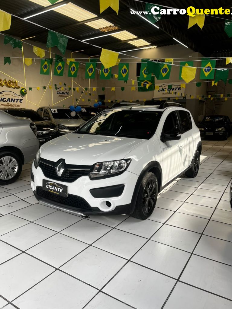 RENAULT   SANDERO STEPWAY HI-POWER 1.6 8V 5P   BRANCO 2015 1.6 FLEX - Loja