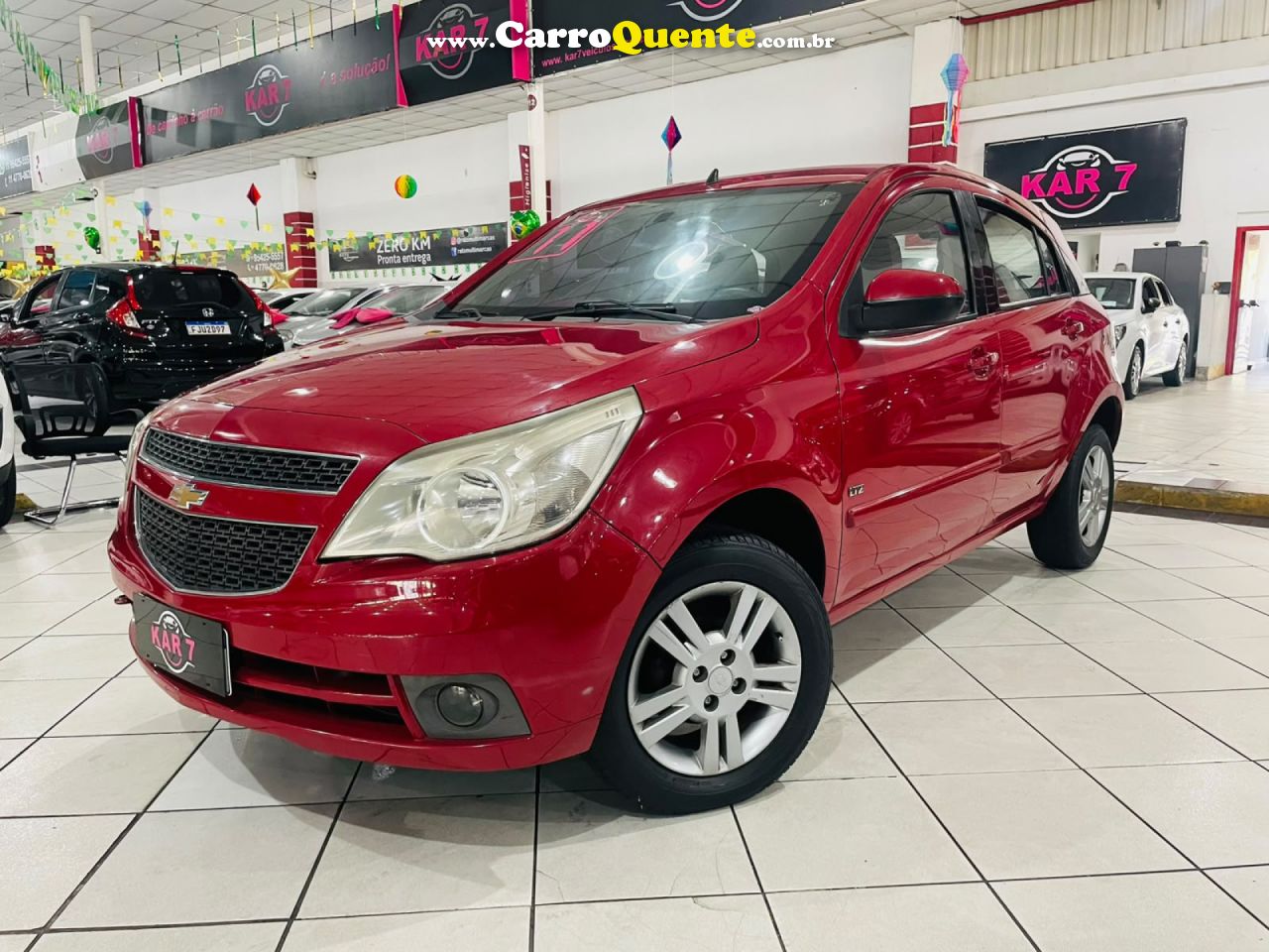 CHEVROLET   AGILE LTZ 1.4 MPFI 8V FLEXPOWER 5P   VERMELHO 2011 1.4 FLEX - Loja