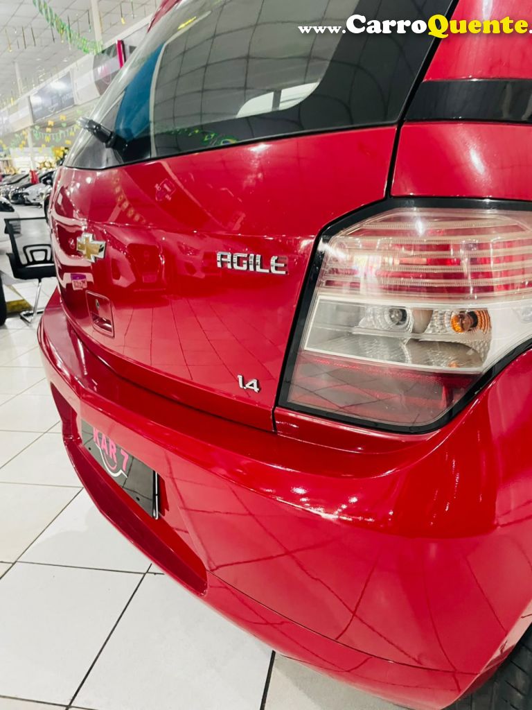 CHEVROLET   AGILE LTZ 1.4 MPFI 8V FLEXPOWER 5P   VERMELHO 2011 1.4 FLEX - Loja