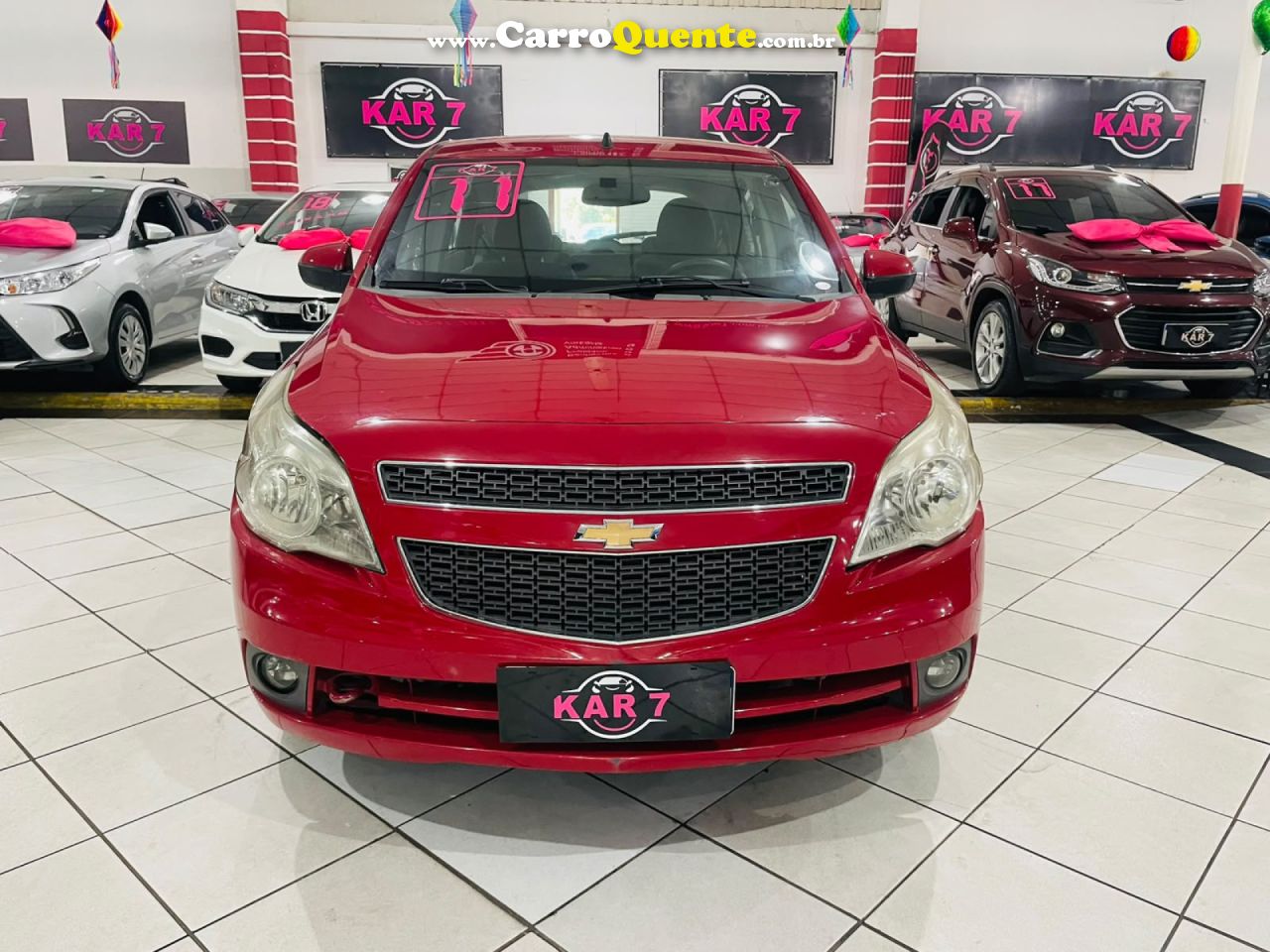 CHEVROLET   AGILE LTZ 1.4 MPFI 8V FLEXPOWER 5P   VERMELHO 2011 1.4 FLEX - Loja