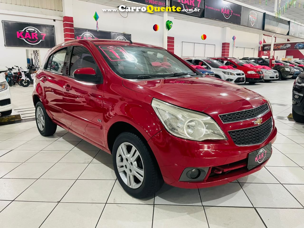 CHEVROLET   AGILE LTZ 1.4 MPFI 8V FLEXPOWER 5P   VERMELHO 2011 1.4 FLEX - Loja