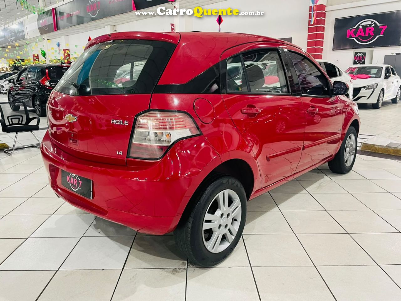 CHEVROLET   AGILE LTZ 1.4 MPFI 8V FLEXPOWER 5P   VERMELHO 2011 1.4 FLEX - Loja