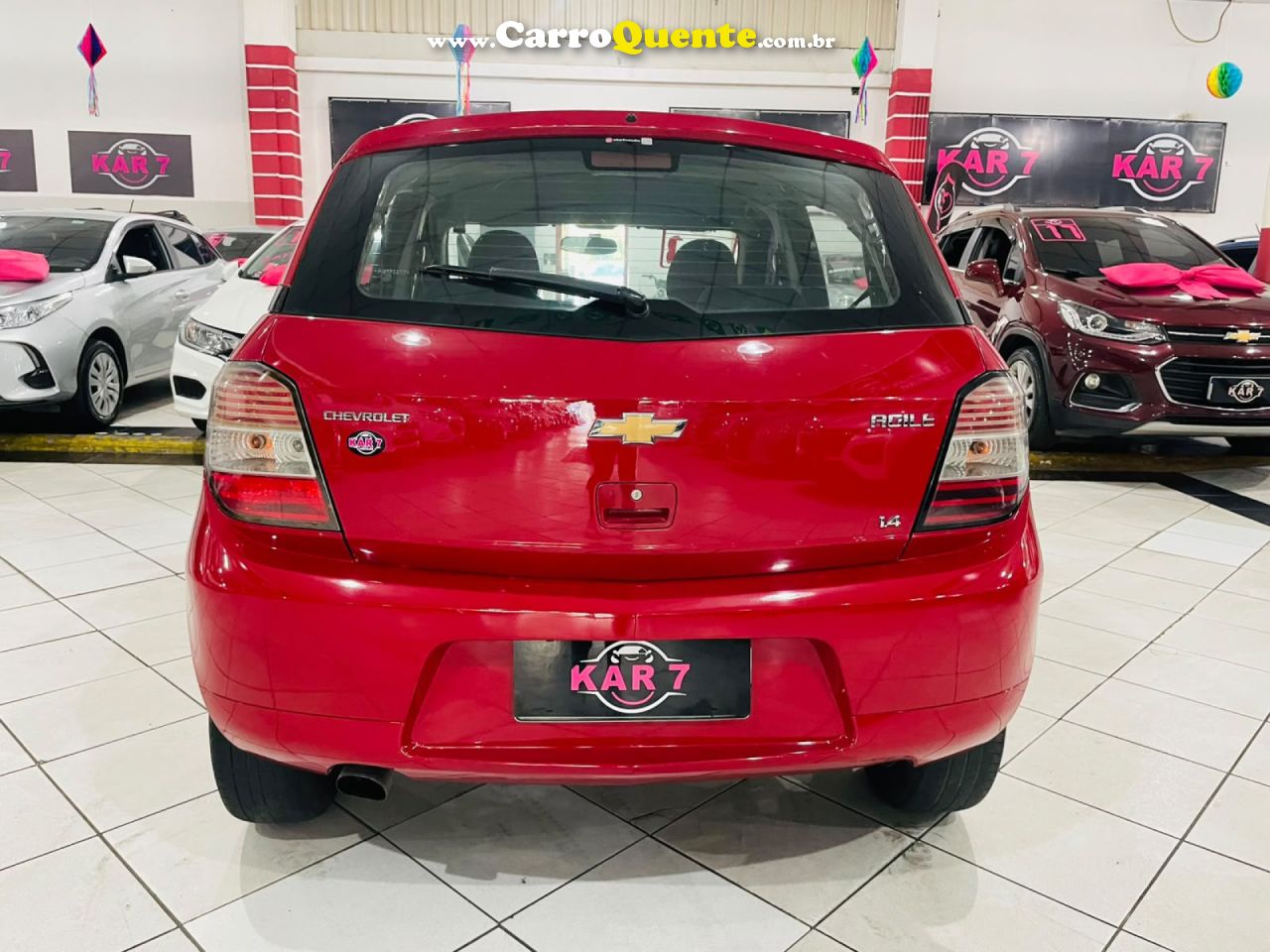 CHEVROLET   AGILE LTZ 1.4 MPFI 8V FLEXPOWER 5P   VERMELHO 2011 1.4 FLEX - Loja
